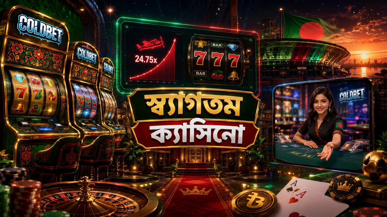 ColdBet ক্যাসিনোতে স্লট, লাইভ ডিলার ও ক্র্যাশ গেম, ১৪,০০০ গেম, বিডিটি, বাংলাদেশ