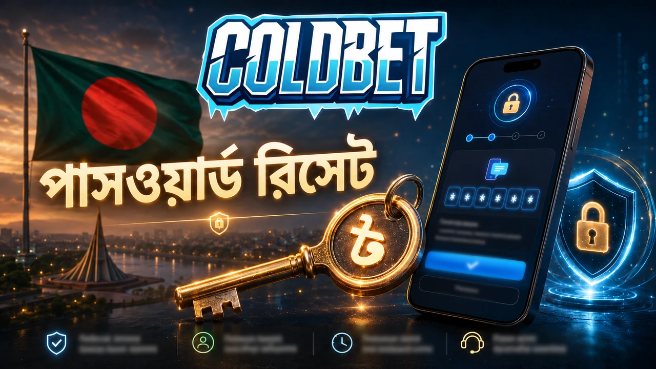 ColdBet পাসওয়ার্ড রিসেট, ফোন ও ইমেইল দিয়ে পুনরুদ্ধার, বাংলাদেশি সাপোর্ট