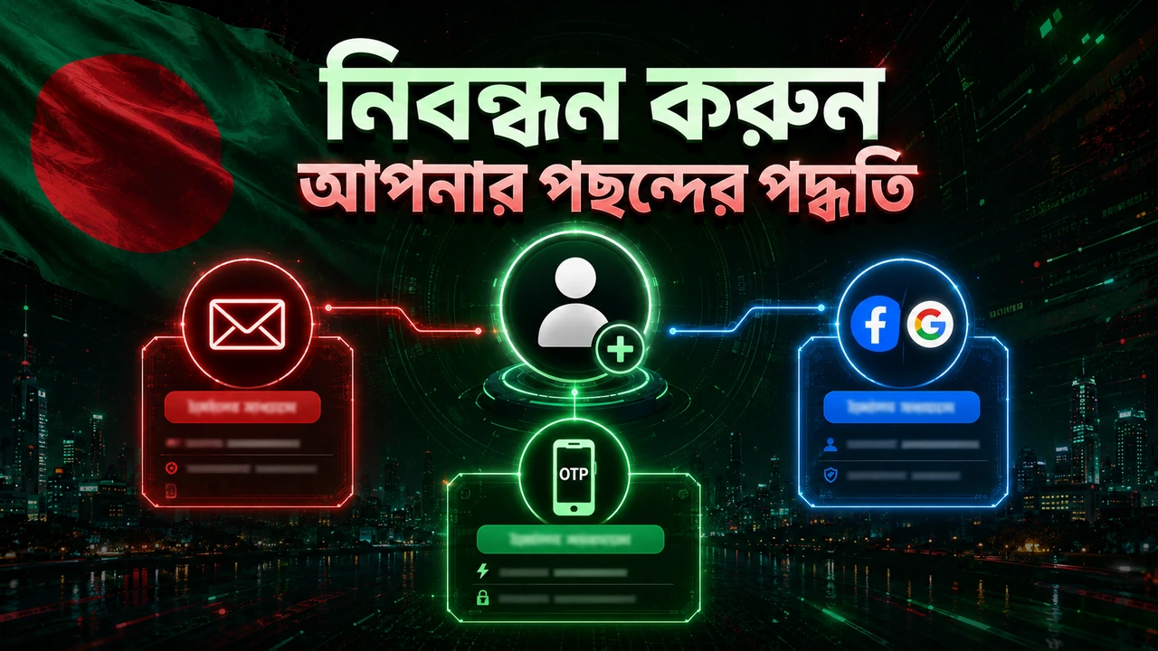 ColdBet সাইন আপ পদ্ধতি, ইমেইল, ফোন, সোশ্যাল মিডিয়া, বিডিটি অ্যাকাউন্ট খোলা