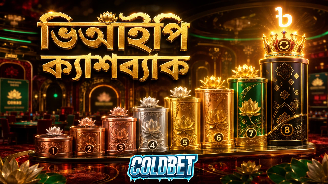 ColdBet VIP ক্যাশব্যাক প্রোগ্রাম, ৮ স্তরের লয়্যালটি, বাংলাদেশি খেলোয়াড়দের জন্য বিশেষ সুবিধা
