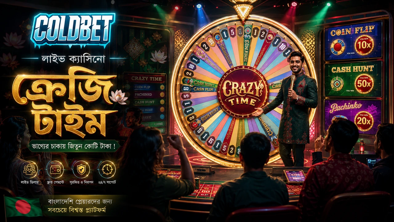 ColdBet বাংলাদেশ অফিসিয়াল লোগো, ক্যাসিনো ও বেটিং প্ল্যাটফর্ম, বিডিটি সাপোর্ট