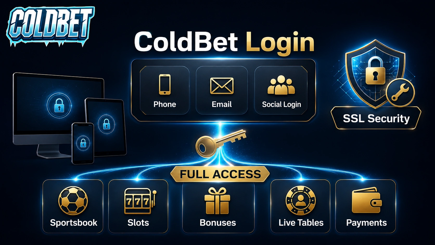 Coldbet login main 1