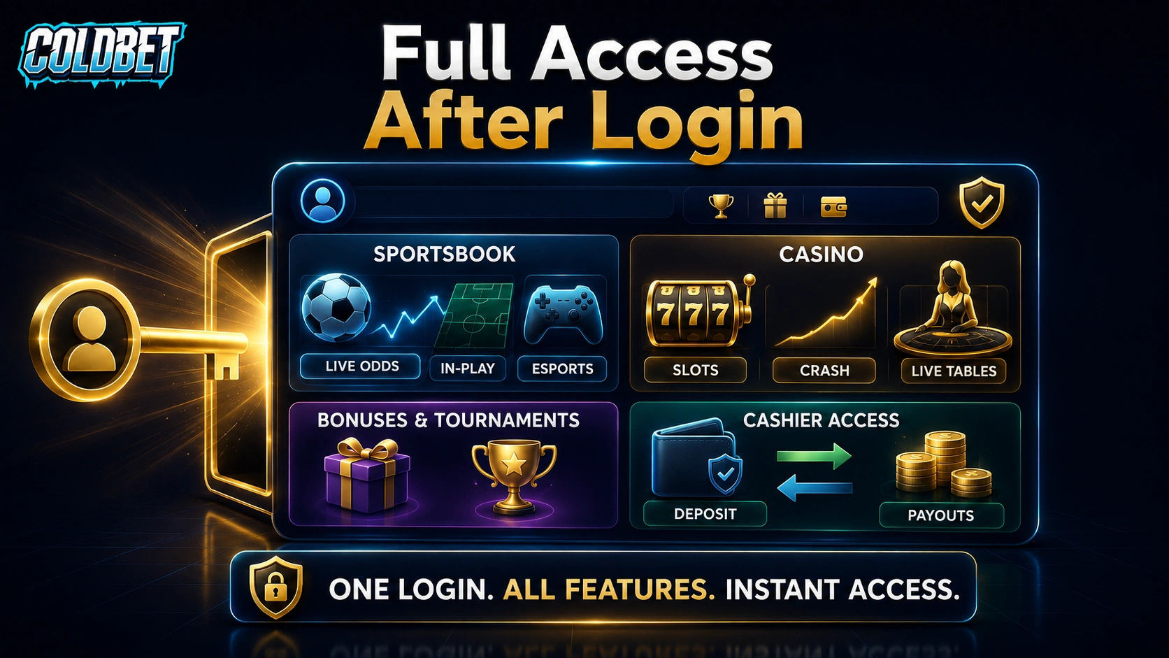 Coldbet login main 3